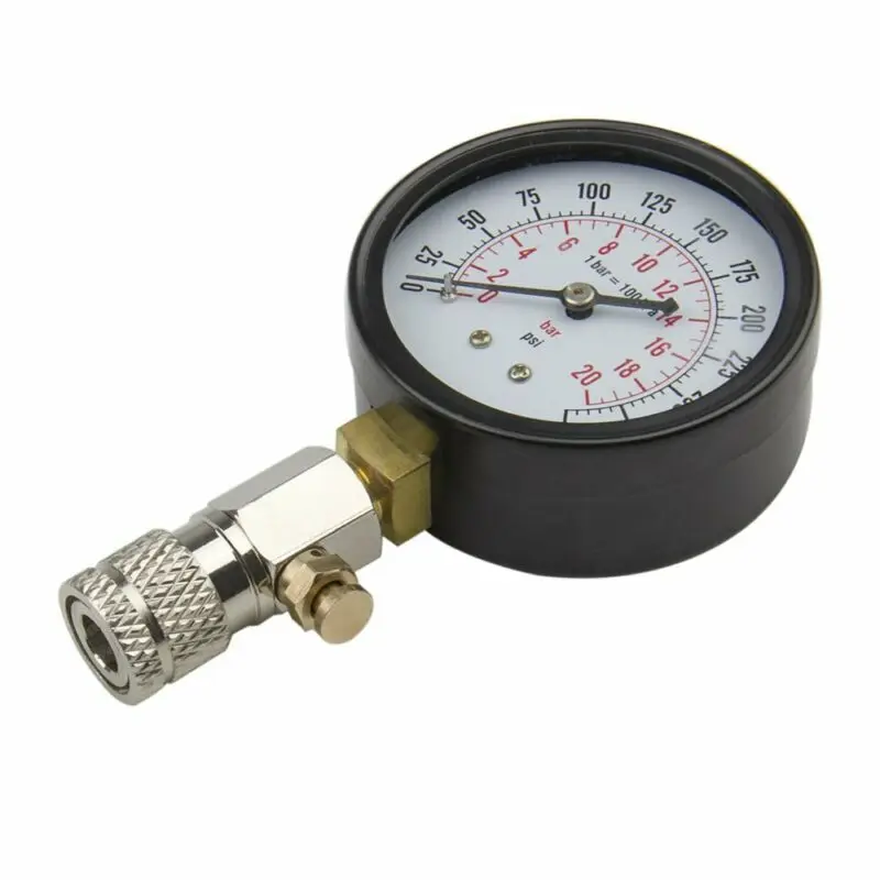

Tools Pressure Gauge Car Double scale dial 0 PSI - 300 PSI 300 PSI Engine