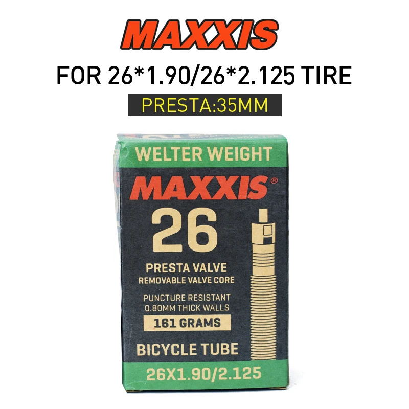 Maxxis Ультралегкая горная велосипедная внутренняя трубка 26 дюймов AV/FV 26er все