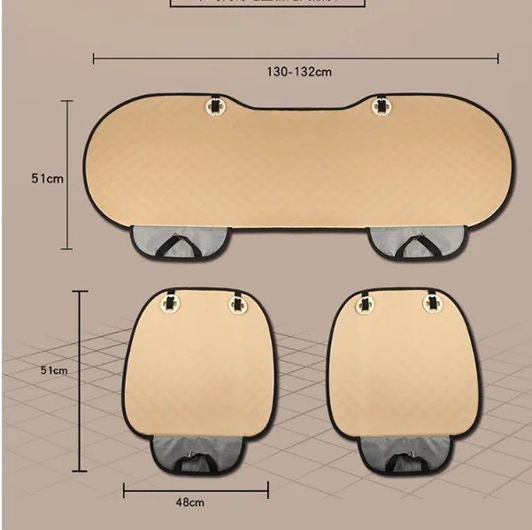 Чехол протектор на автомобильное сиденье льняная Подушка большого размера для