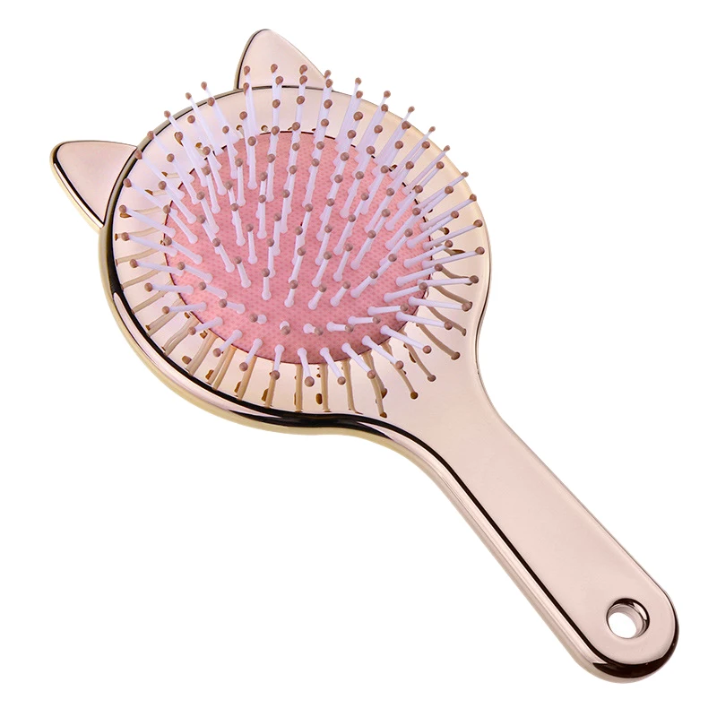 

Cat Ear Air Cushion Comb Girl Cute Air Bag Massage Comb Portable Pink Girl