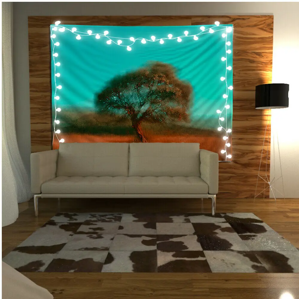 

Dreamy Tree Wall Hanging Tapestry Psychedelic Bedroom Home Decoration