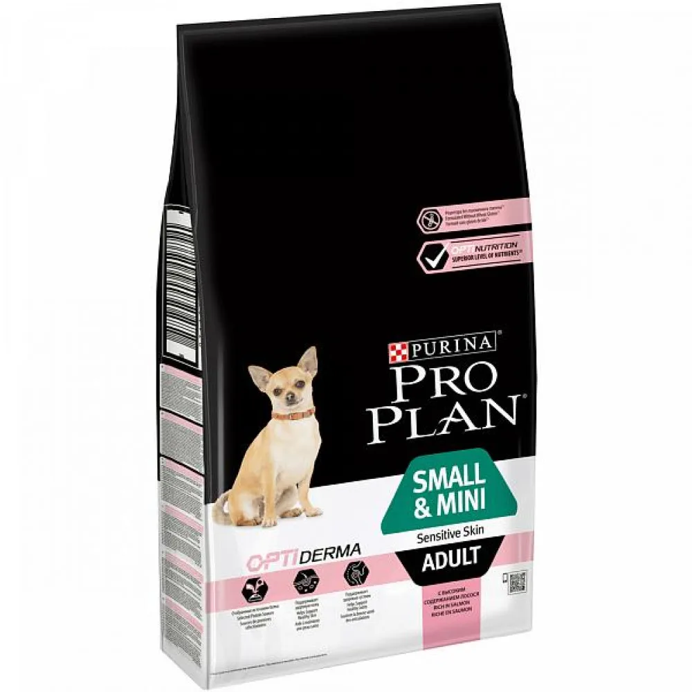 Сухой корм ProPlan для взрослых собак мелких и карликовых пород с чувствительной