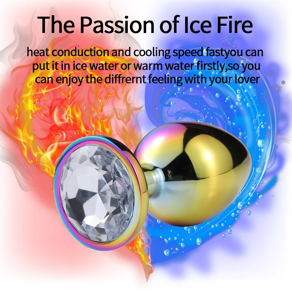 Новинка набор анальных пробок Радужная гладкая поверхность Анальная пробка для