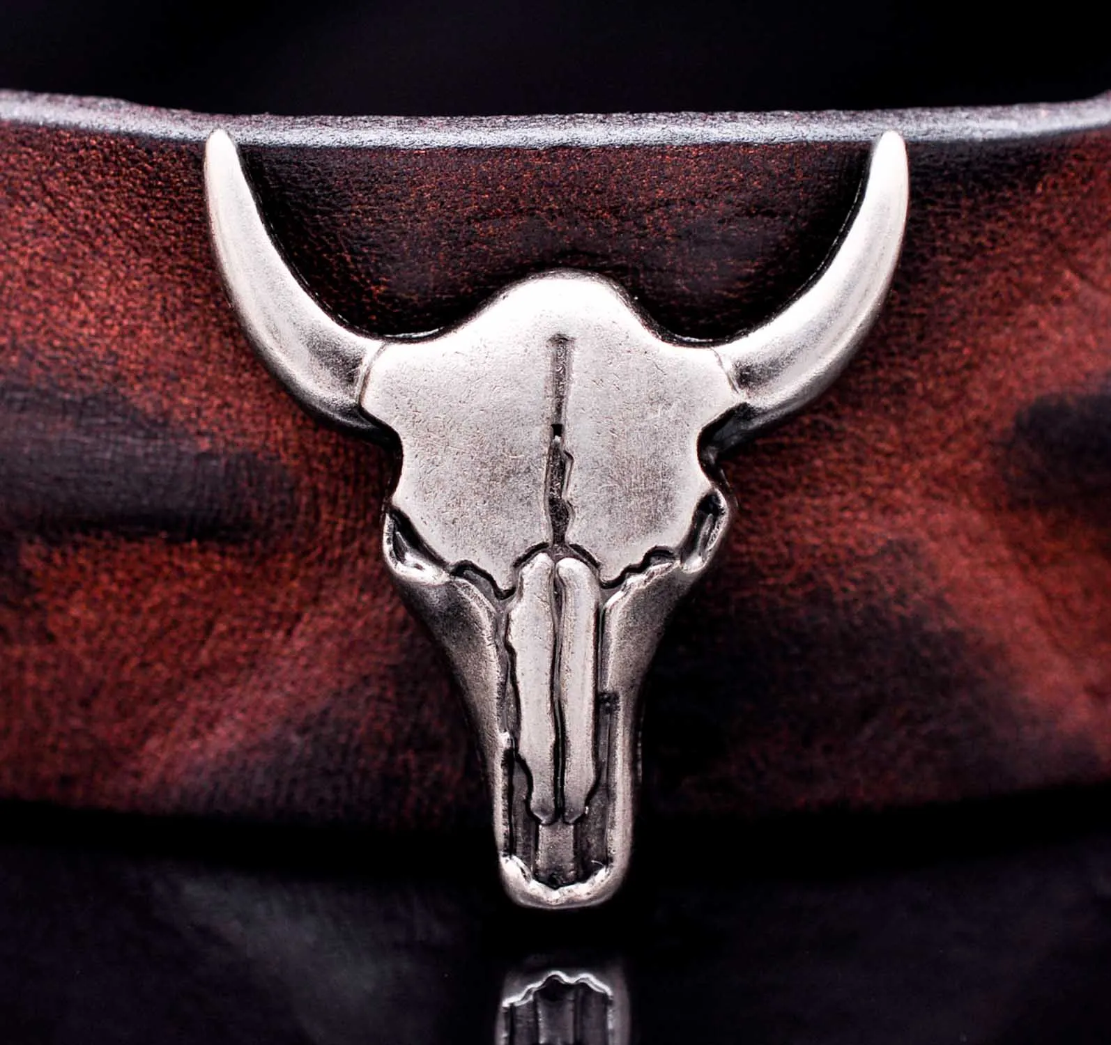 10 шт. античный серебряный западный ковбой Техасский бык Buffalo Longhorn Голова Череп кожевенное ремесло седло Conchos Западный Декор отвертка