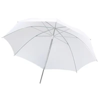 lightweight 33in 83cm pro studio photography flash translucent soft lambency umbrella white nylon material aluminum shaft
