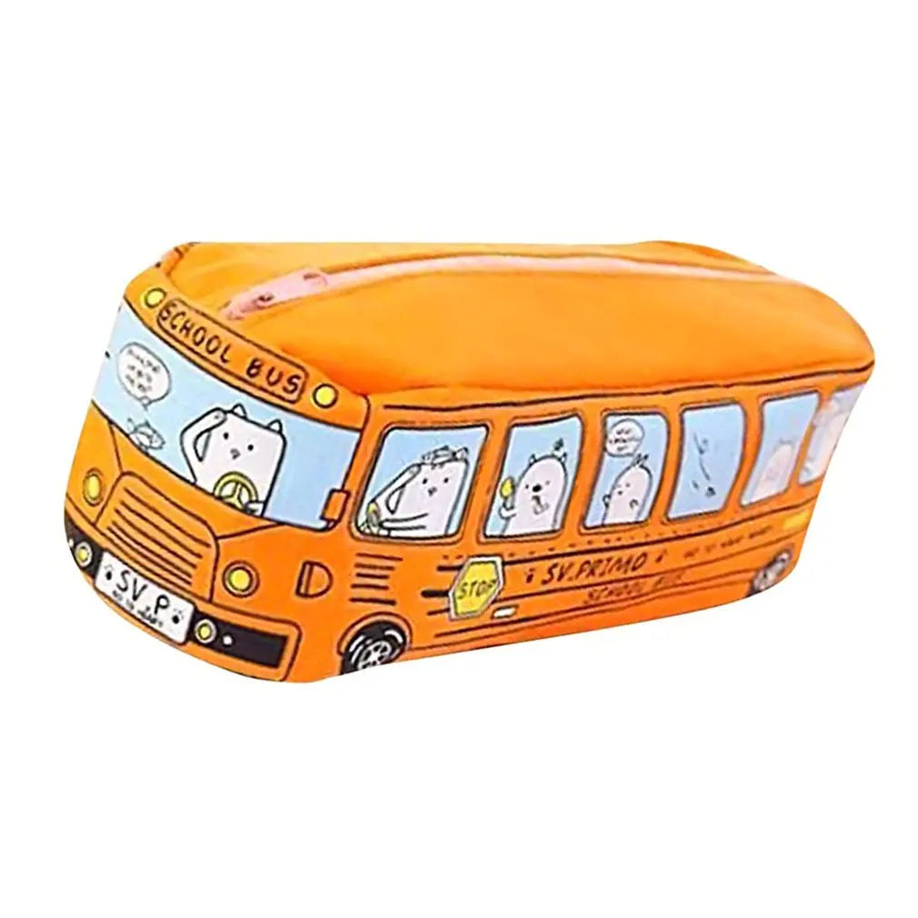 Большой Вместительный чехол для карандашей из парусины школьные принадлежности