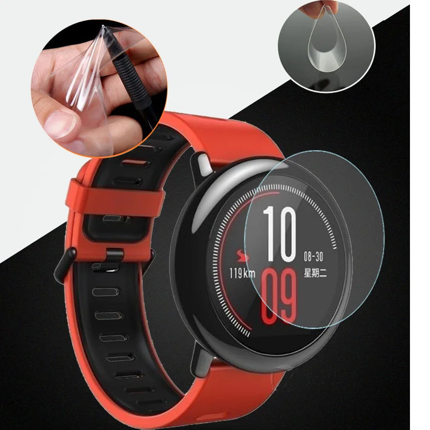 Для Amazfit Pace ультра тонкая Взрывозащищенная защитная пленка из термополиуретана для Xiaomi Huami Amazfit PACE полная защитная пленка