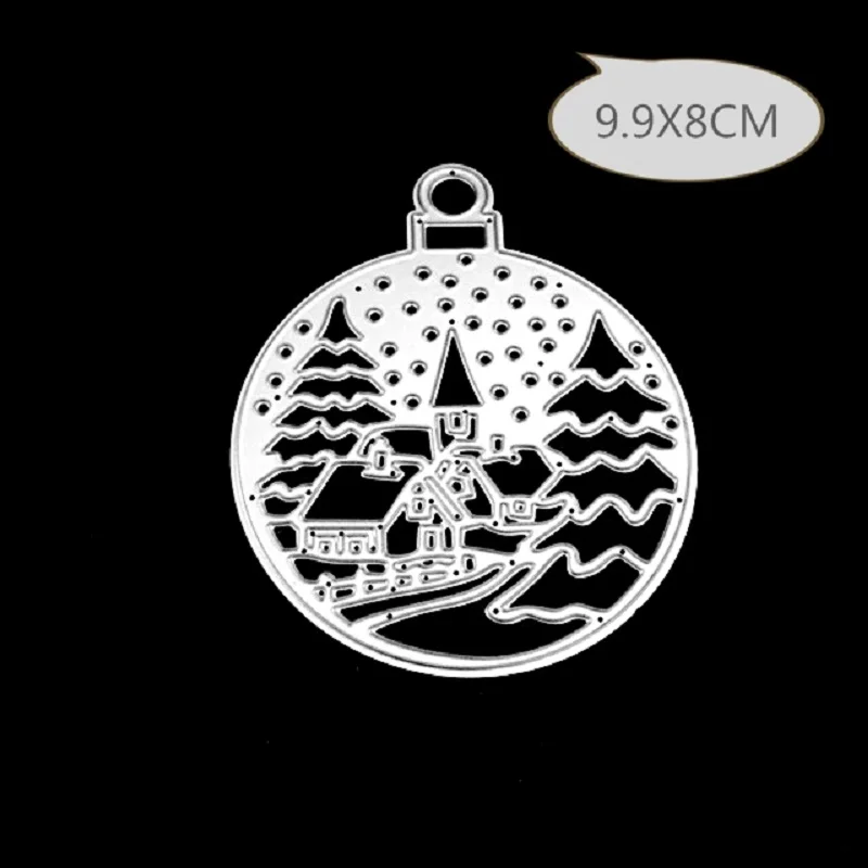 Трафареты с рождественской елкой и оленем металлические Вырубные штампы