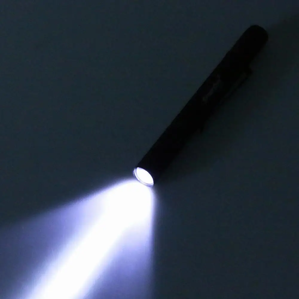 

LED Flashlight Zoomable Torch Lamp Waterproof Aluminium Pocket Pen Light Clip Flashlight Portable Torch Light