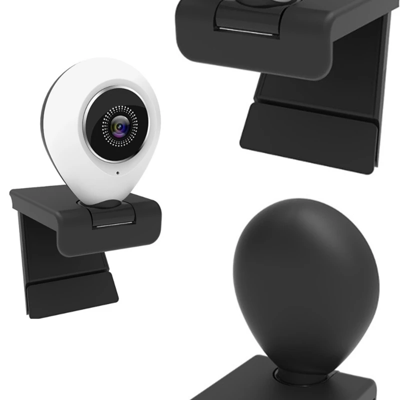 

2K USB Webcam Video Conference Camera Wide Angle Webcam with Microphone Cover and Ring Light PC Camera Webcam