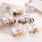 мода бабочка пантера АКЛИ серьга чехол женская геометрия металлическая серьга серьги 2021 тренд ювелирные изделия сережки серьги кольца серьги висячие серёжки сережки необычные Набор серьги гвоздики бижутерия для женщи