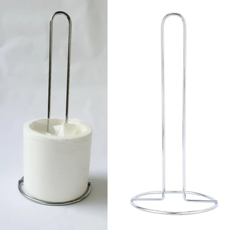 

Toilet Roll Kitchen Stand Tissue Table Bathroom Paper Holder Suction Cup Rack 203F