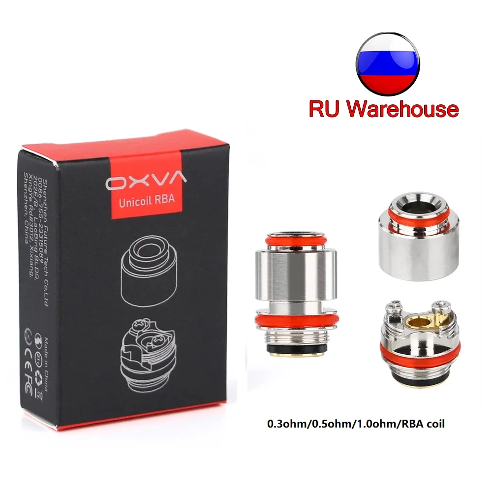 

OXVA Unicoil Mesh Regular RBA Coils 0.3ohm 0.5ohm 1.0ohm RBA Vape Coil in Russian warehouse