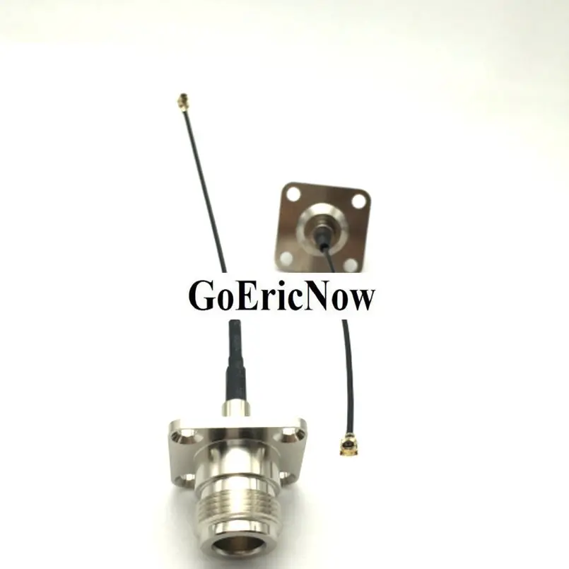 10 шт. RF коаксиальный 50 Ом N Женский Фланец к Ipex U.FL Ipx RG178/1 13 мм кабельный разъем (10 см