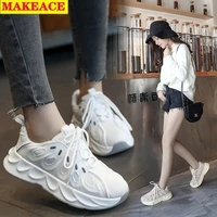 shoes for women sneakers fashion brand breathable mesh upper shoes outdoor casual shoes soft sole running shoes platform shoes
