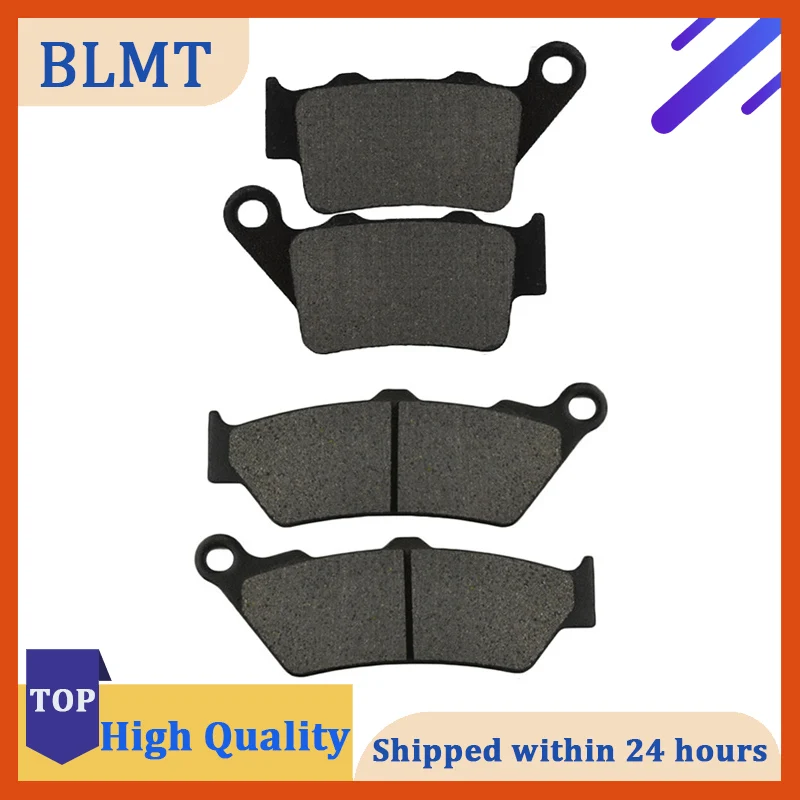 Motorcycle Front + Rear Brake Pads Disks for BMW F 650 GS  1999-2007 F650 F650GS LT209-208 F 800 GS 2008-2015 F800 GS Adventure