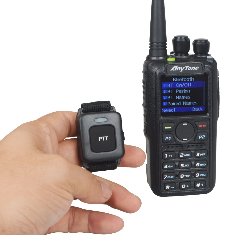 Anytone Ham Radio AT-D878UVII Plus Bluetooth-Compatible PTT GPS APRS Dual Band VHF/UHF DMR Digital Analog Walkie Talkies enlarge