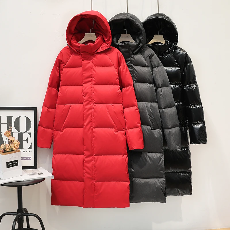 Куртка с капюшоном Женская Толстая зимняя куртка мужская одежда 2020 корейские
