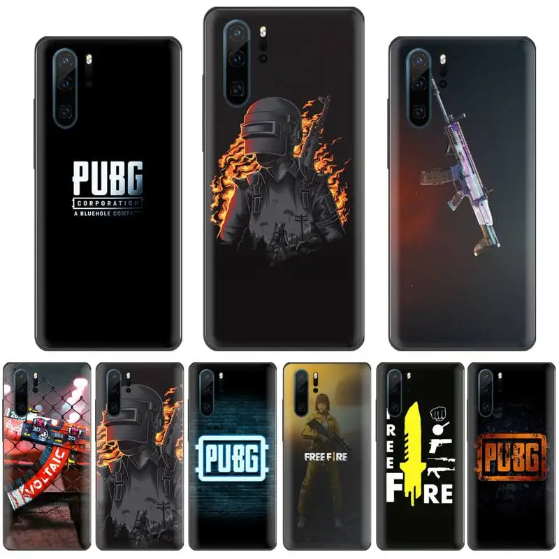 free fire PUBG game gun TPU Silicone Phone Case For Huawei Honor view 7a5.45inch 7c5.7inch 8x 8a 8c 9 9x 10 20 10i 20i lite pro | Мобильные
