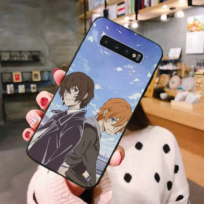 

Anime Bungou Stray Dogs Dazai osamu cool Phone Case For Samsung A50 A51 A71 A20E A20S S10 S20 S21 S30 Plus ultra 5G M11 shell