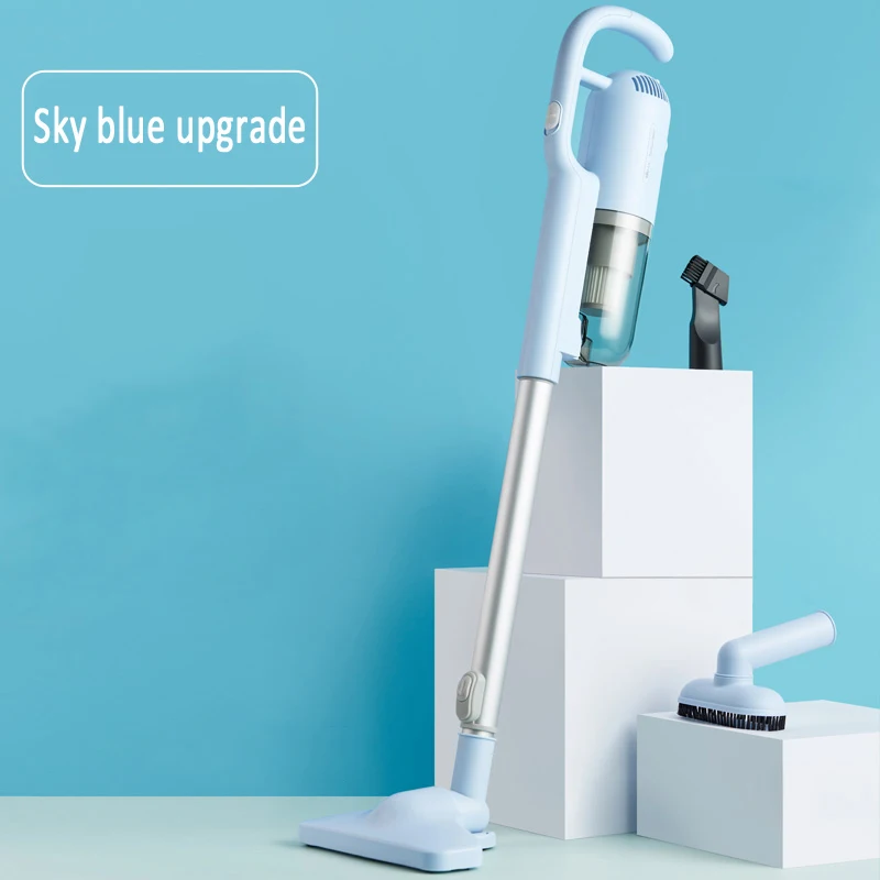 

Handheld High Suction Vacuum Cleaner Low Noise with Large Capacity Dust Box Triple Filter Vertical Dust Collector