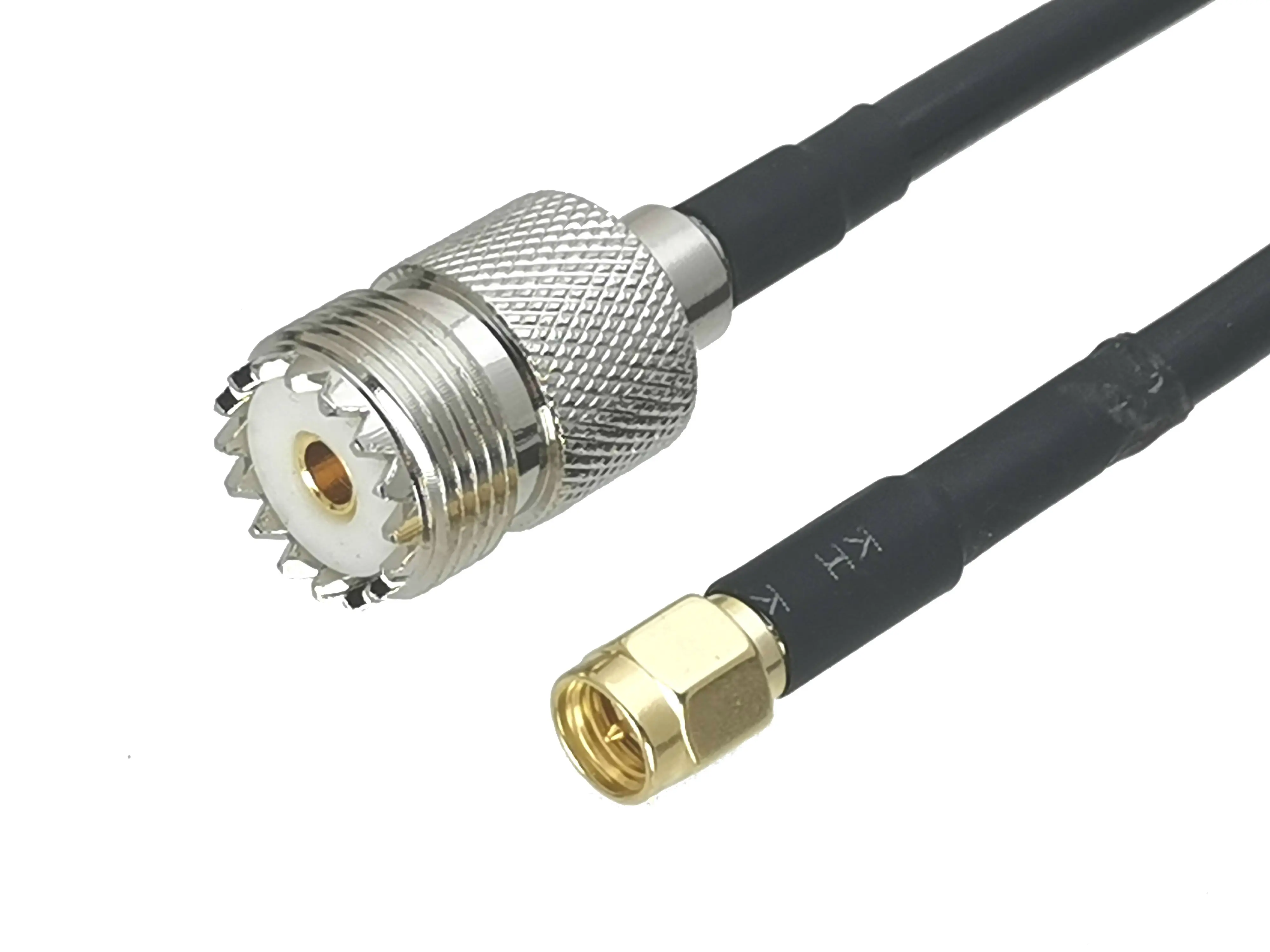 1 шт. RG58 UHF SO239 женский Джек BNC штекер Разъем RF коаксиальный гибкий соединительный