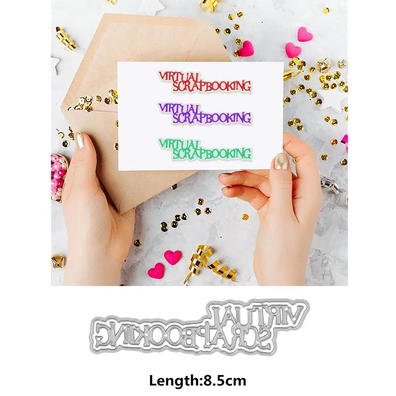 

2020 Hot New Virtual Scrapbooking Metal Cutting Dies Stencils For Paper Card Making DIY Scrapbooking Decor Craft Photo Album