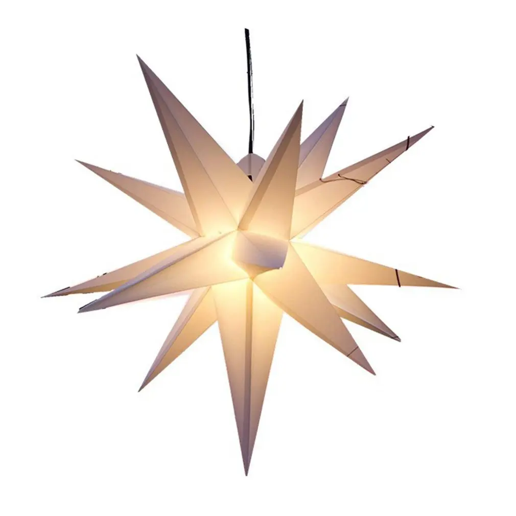 

Decorative Light 18-point Star Outdoor Waterproof Light Night Market Foldable Lampshade Mall Window Bar Stage Decorations