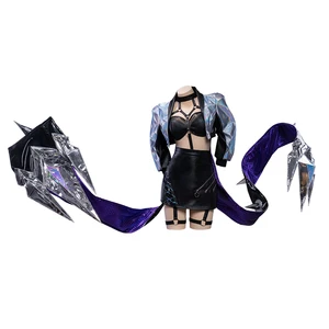 UWOWO Игра LOL KDA All Out Эвелинн костюм для косплея Лига Легенд Косплей Agony's Embrace Сексуальная куртка Костюмы
