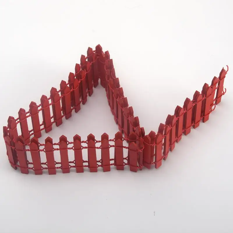 DIY аксессуары для декора миниатюрный Сказочный садовый набор деревянный забор Террариум декоративные принадлежности кукольный домик украшение аксессуар