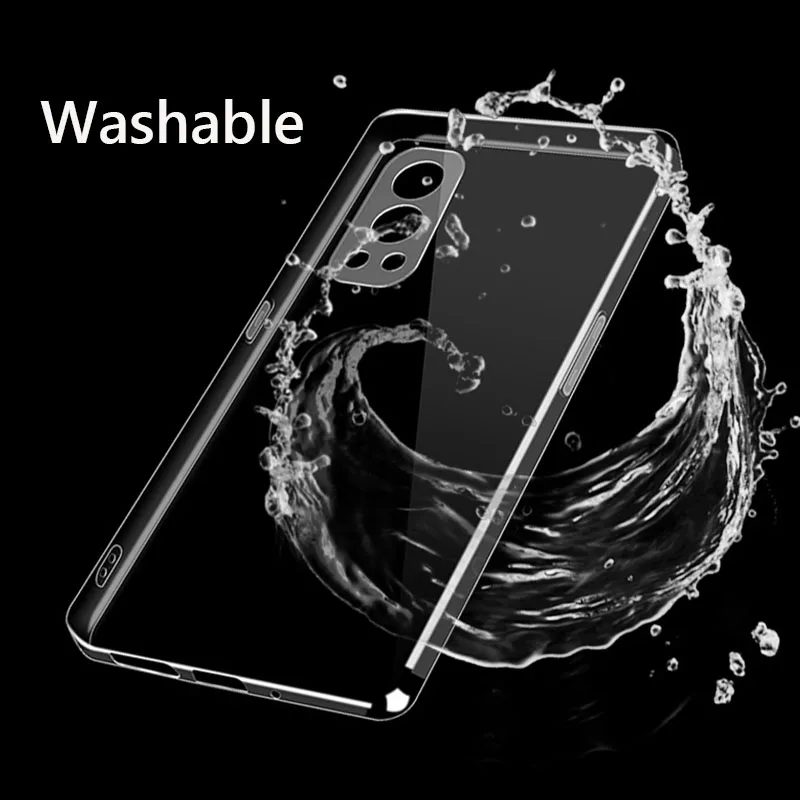 High Quality Clear Phone Case for Oneplus Nord 2 5G Soft TPU Transparent Lens Protective Back Cover Nord2 2021 Mens Fundas Coque images - 6