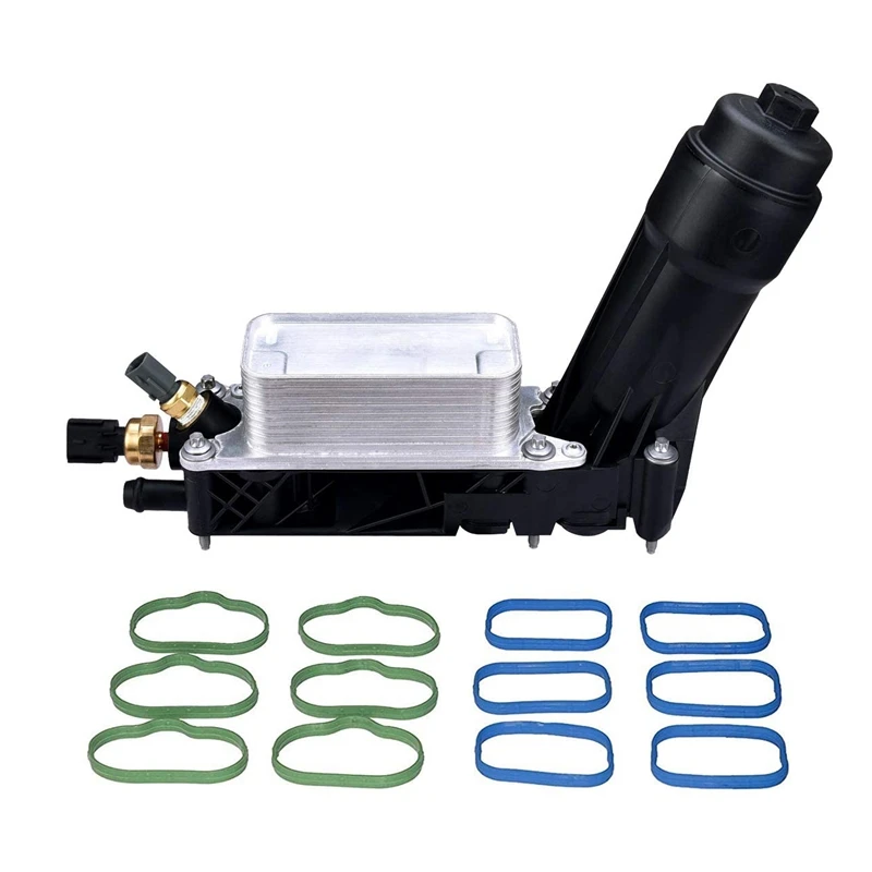 

For 2011 2012 2013 Dodge Jeep Oil Filter Adapter Housing with Intake Seals 5184294AE