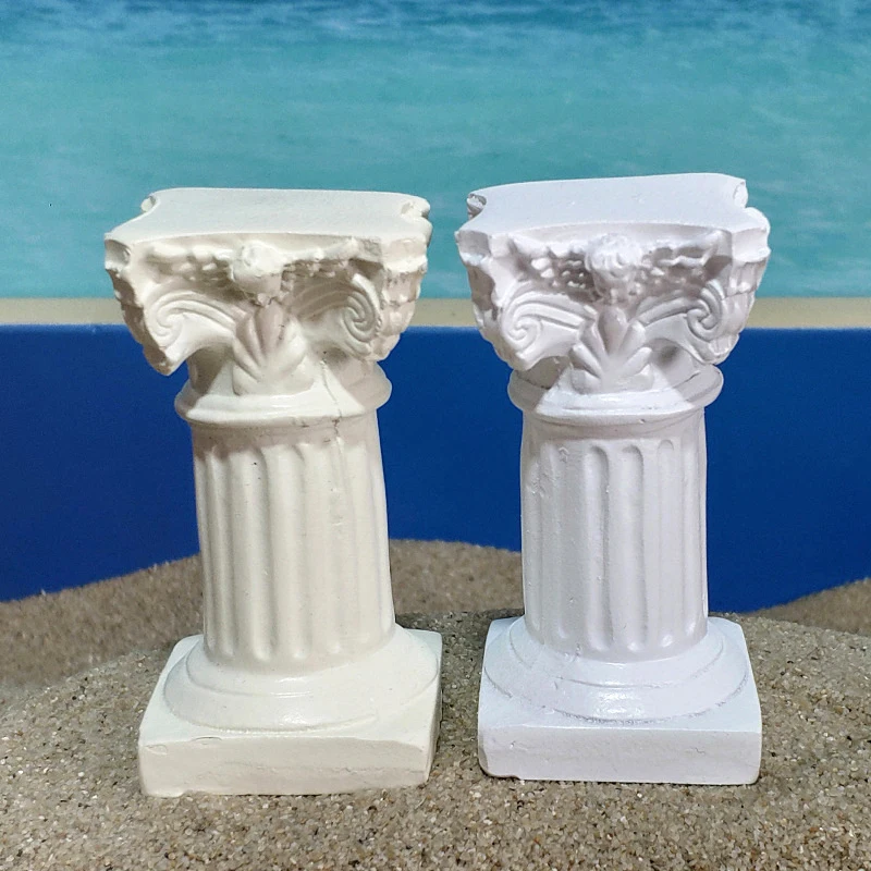 Римская колонна Миниатюрная модель для песочного стола расположение пейзажей