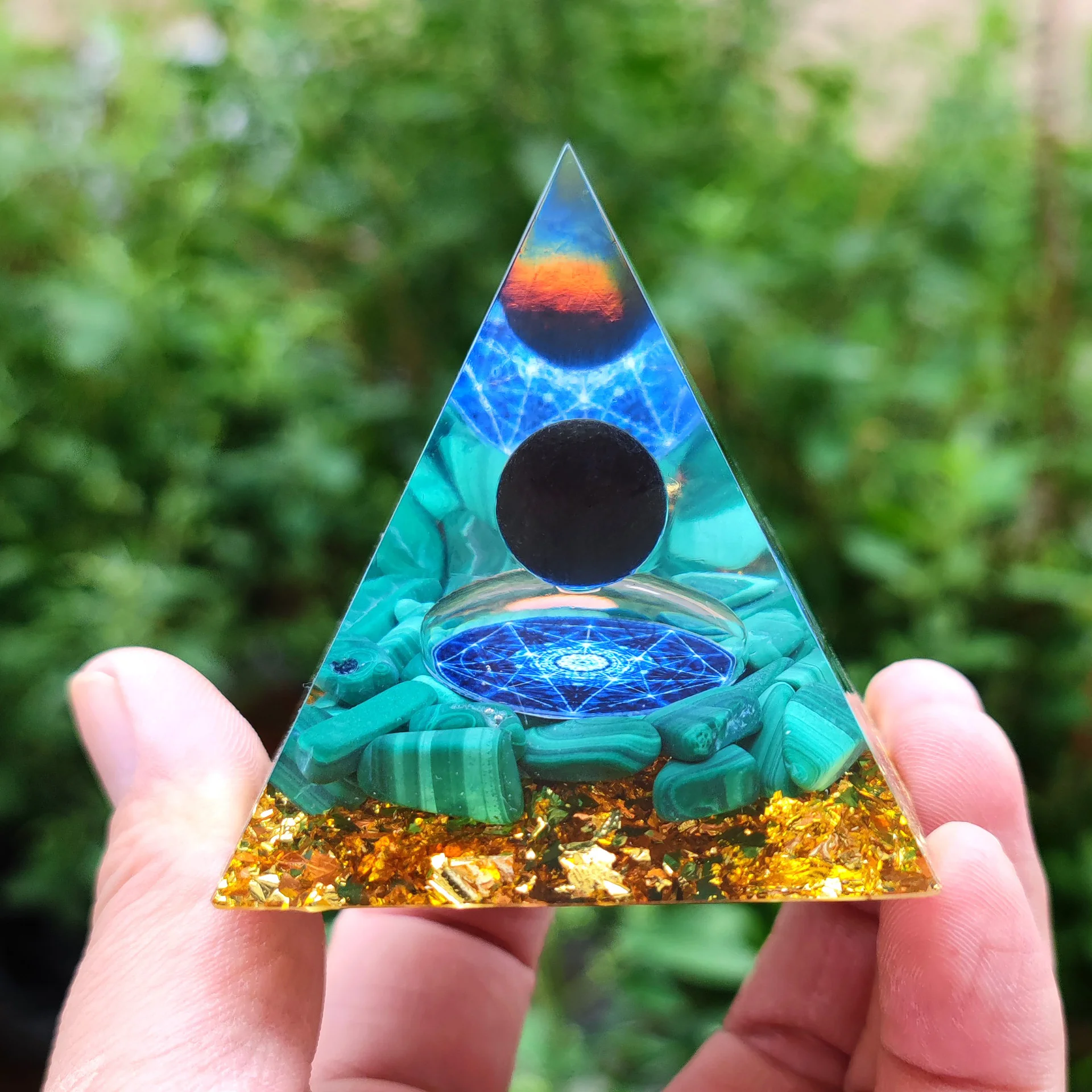 Augen украшения &quotПирамида&quot натуральные кристаллы драгоценные камни и минералы