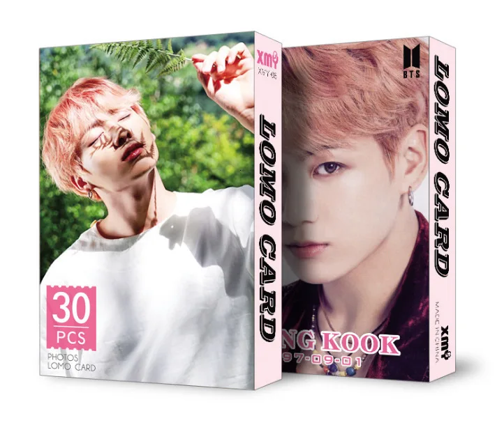30 шт./компл. k-pop Bangtan для мальчиков альбом LOMO карты модный бумажный фото карта HD Фотокарта