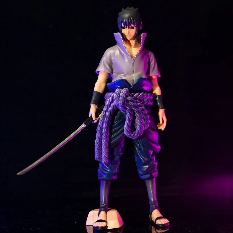

23CM Naruto Kiritsuki Uchiha Sasuke Anime Figurine Ninja Figuur Cadeau Anime Figure Action Figure Collectible Model ToyS
