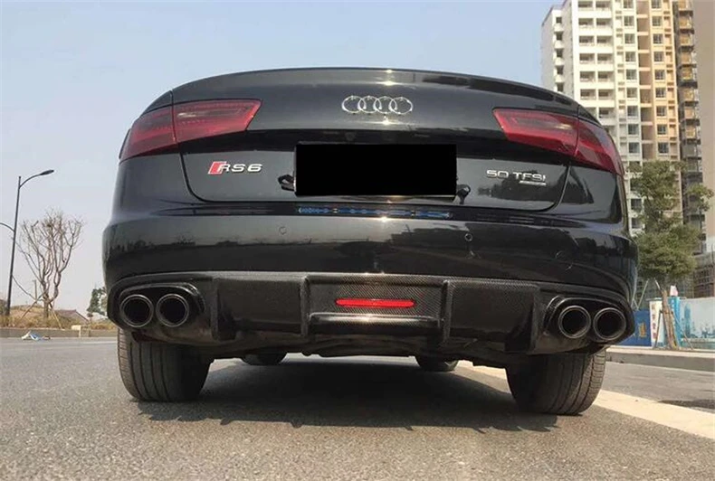 Задний спойлер из углеродного волокна для Audi A6 S6 C7 2012-2015 высококачественный