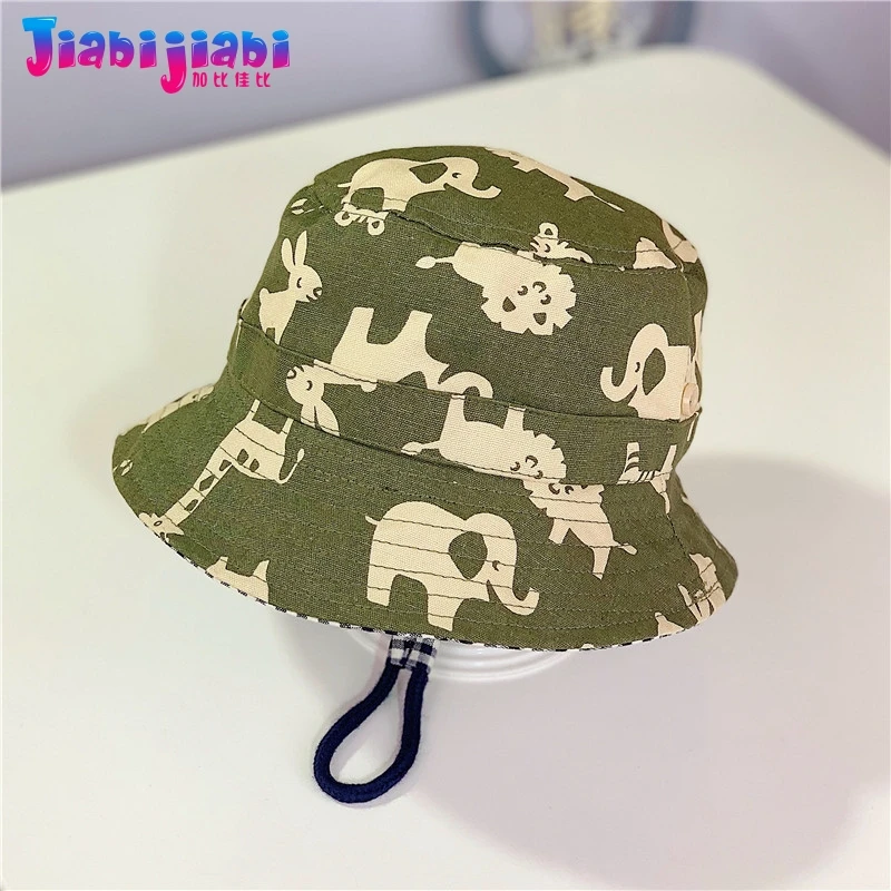 Детская осенне-Весенняя пляжная шляпа с изображением героев из мультфильмов для