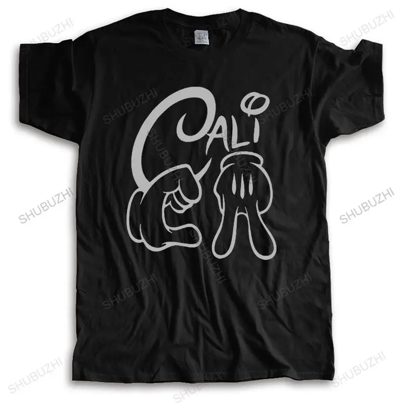 Мужская свободная повседневная футболка модный бренд Cali Swag Shubuzhi печать
