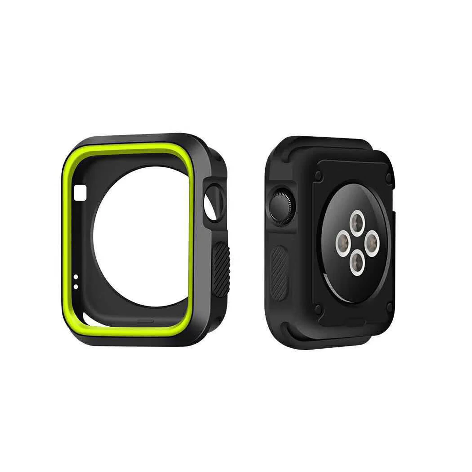 Мягкий чехол для Apple Watch 44 мм 40 42 38 защитный силиконовый аксессуары iwatch серии 6 5 4 3 SE