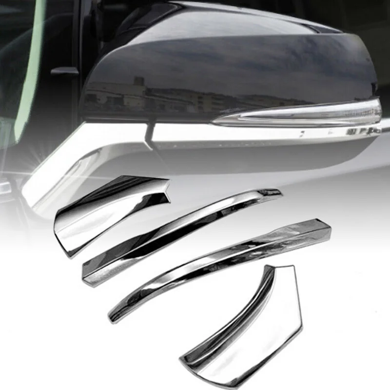 4 шт. ABS хромированное боковое зеркало заднего вида декоративная накладка для Toyota