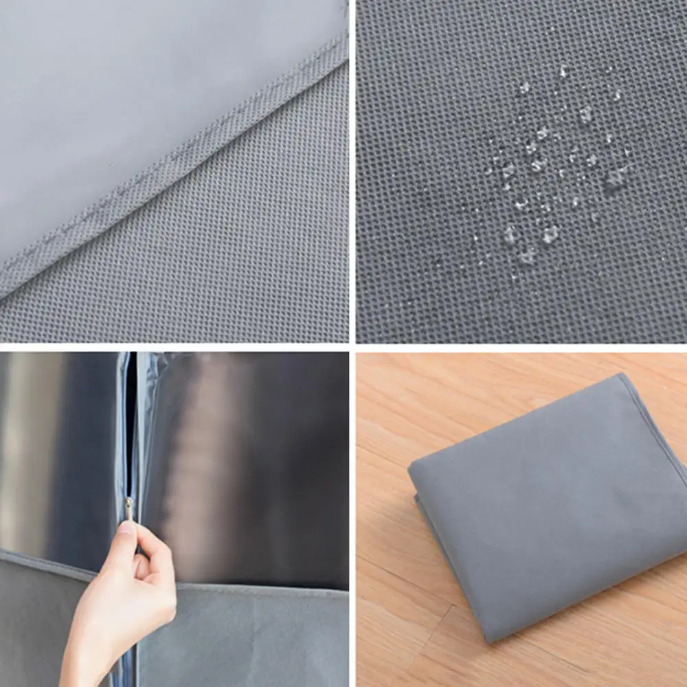 

Household Clothes Dust Cover Clothing Hanging Storage Bag Coat Suit Garment Cover Closet Organizer Wardrobe Organizer