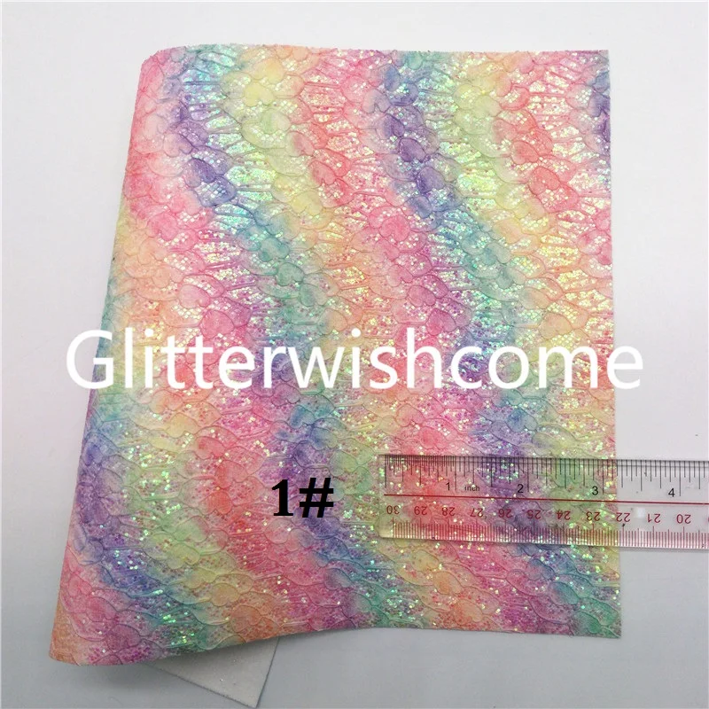 Ткань Glitterwishcome 21x29 см Размер A4 сетчатая блестящая ткань стрелка искусственная