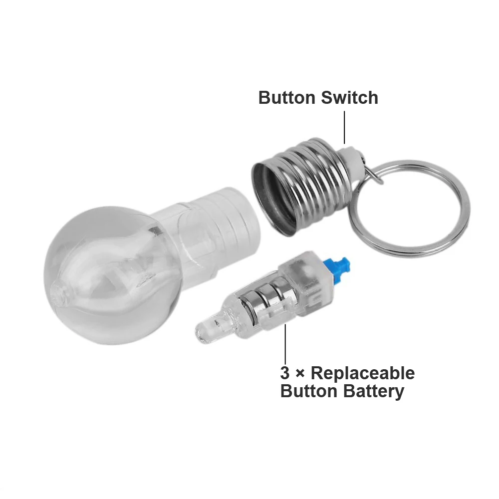 1 шт. Новый светильник ing мини светодиодный лампа для ключей брелок светящийся