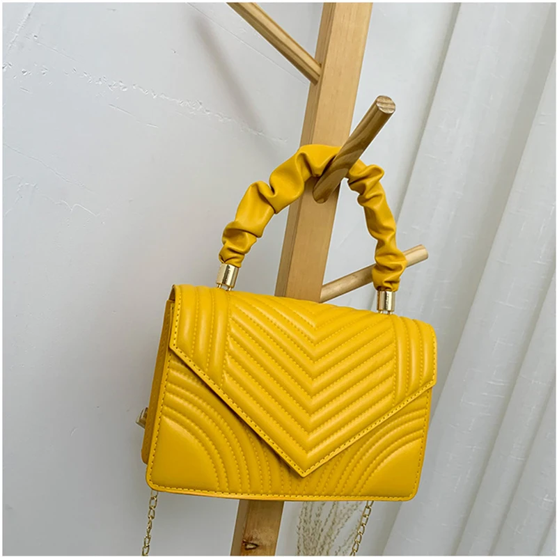 

Bag V Embroidered Square Bag Gift Handbag with Cross Slug One Shoulder Woman Bag