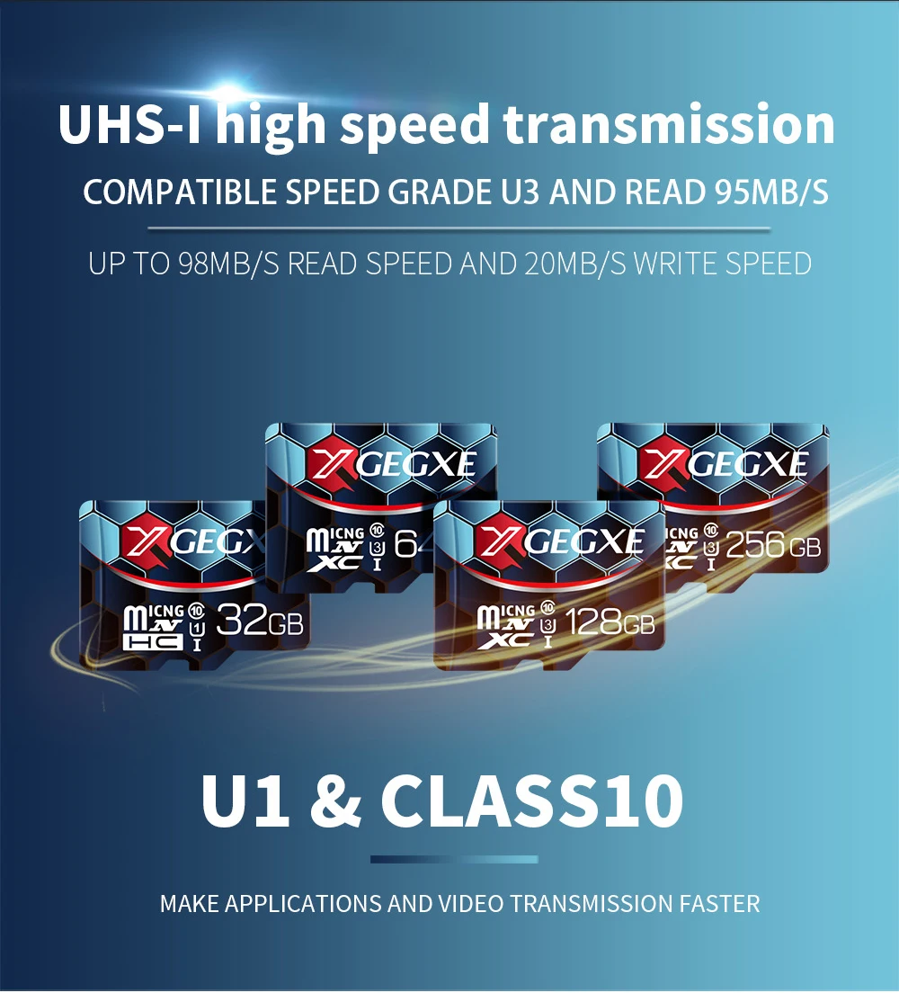 Карта памяти XGEGXE 8 ГБ 32 ГБ 64 Гб 128 Гб класс 10 UHS1 U1 U3 V30 карта памяти microSD 256 ГБ флеш-карта памяти TF микро SD tarjeta для смартфонов ПК