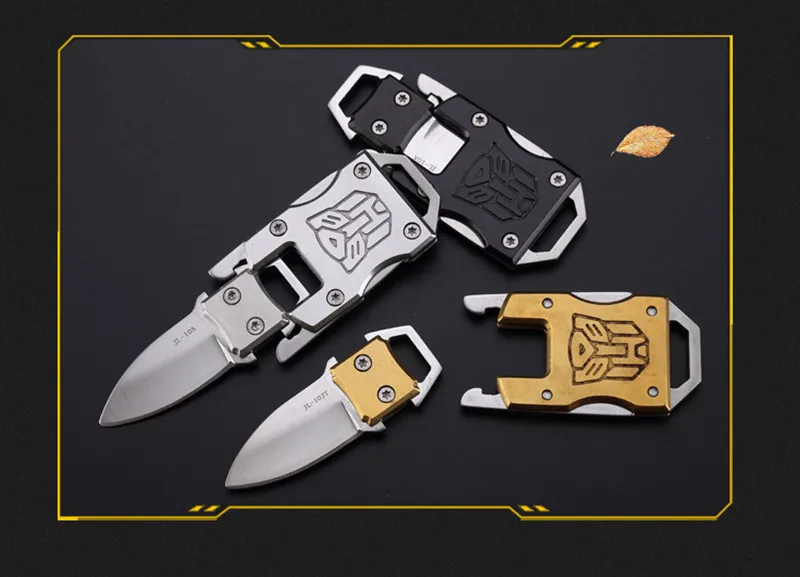 EDC из нержавеющей стали Портативный Брелок нож инструмент Мульти мини тактические карманные складные ножи нож выживания T405.9