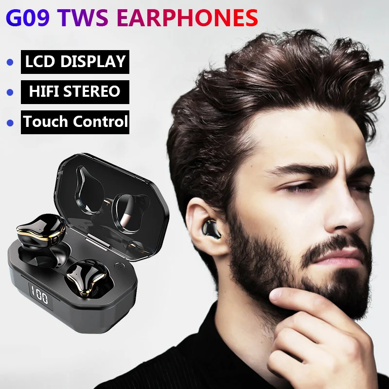 TWS G01 Bluetooth 5 0 наушники бинауральные беспроводные стерео с тяжелыми басами