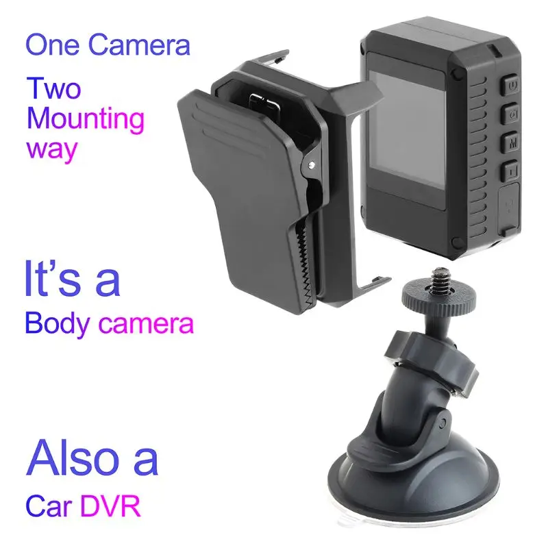

Body Cameras for Law Enforcement-Pocket Worn Video Recorder Mini WiFi Wireless Police Body Camera 1080P