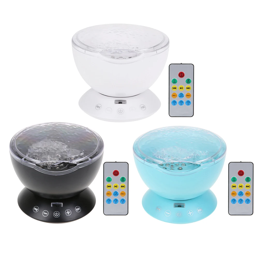 Романтический морской волны проектор Ночник светильник встроенный музыкальный